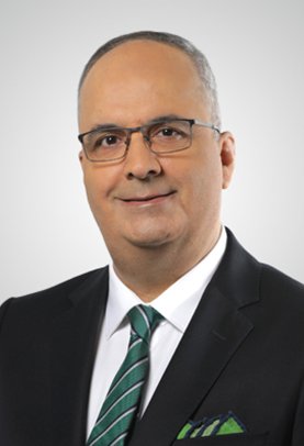 Headshot of Nazih Al Ahdab, Lebanese presenter from Tripoli and Al Jazeera host of Above Authority